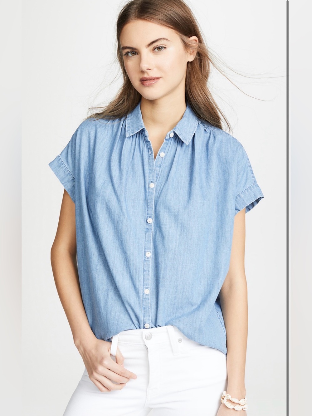 Madewell relaxed chambray shirt